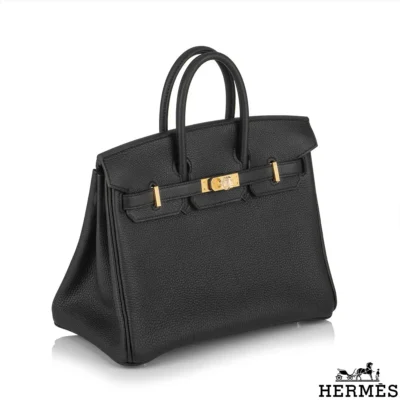 Hermès Black Togo Birkin 25cm 2023