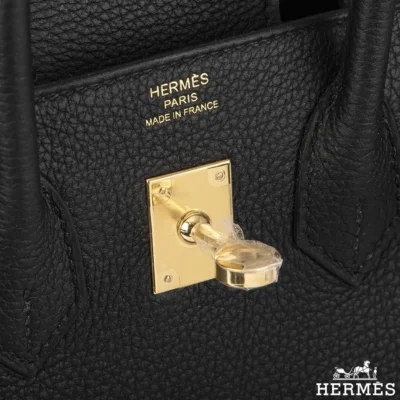 Hermès Black Togo Birkin 25cm 2023 - Image 4