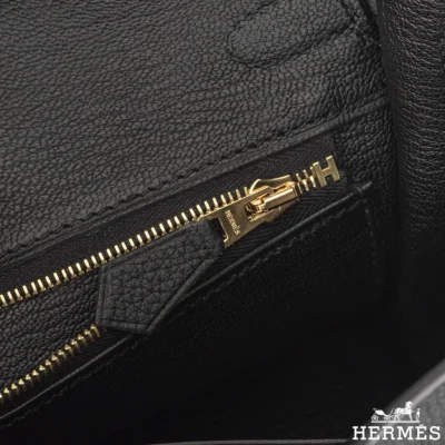 Hermès Black Togo Birkin 25cm 2023 - Image 5