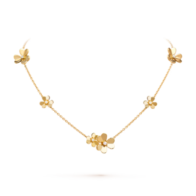 Frivole necklace, 9 flowers