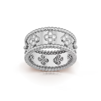 Perlée clovers ring, small model - Image 2