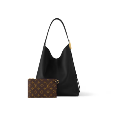 Louis Vuitton Low Key Hobo MM (Black) - Image 8