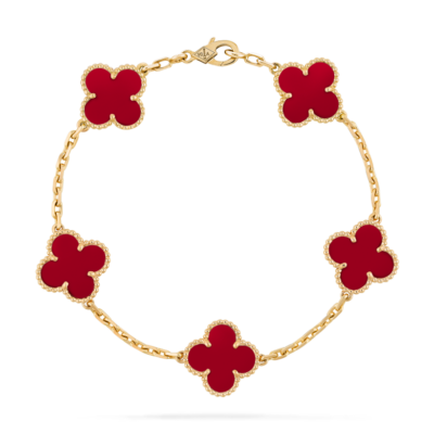 Vintage Alhambra bracelet, 5 motifs