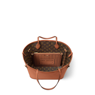 Neverfull Inside Out MM - Tan/Monogram - Image 4