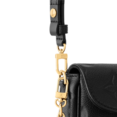 Louis Vuitton Wallet On Chain Ivy - Black - Image 2