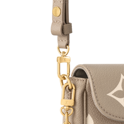 Louis Vuitton Wallet On Chain Ivy - Tourterelle Gray / Cream - Image 2